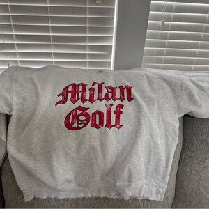 Milan Golf Gray Sweatshirt size XL